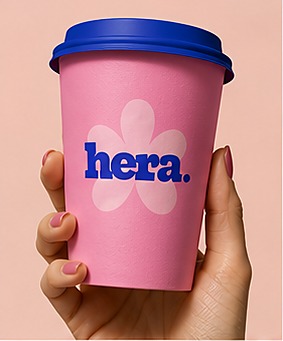 Copo rosa hera.