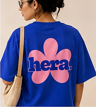 Camiseta azul hera.