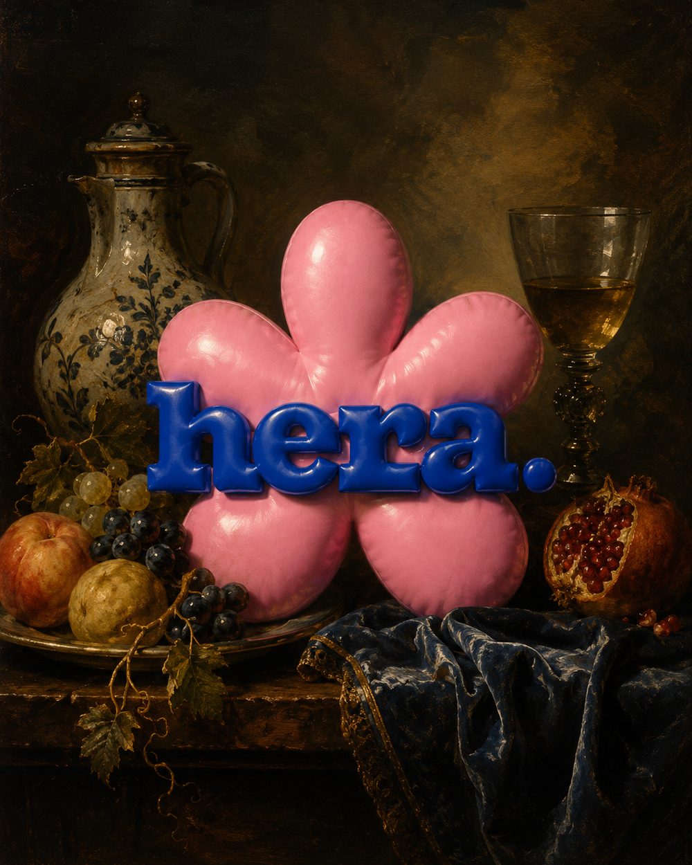 Natureza-morta com a flor hera